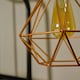 image 6 of ValueLights Pair Copper Metal Cage Ceiling Shades & Bulbs | Copper