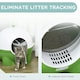 image 2 of PawHut Large Cat Litter Box w/ Scoop, Front Entrance, 53 x 51 x 48cm - Green