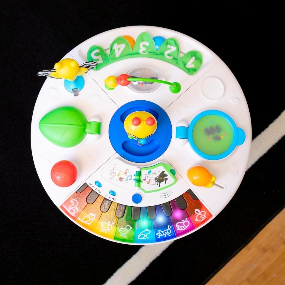 image 1 of Baby Einstein Around We Grow 4-in-1 Baby Activity Center & Stationary Walker