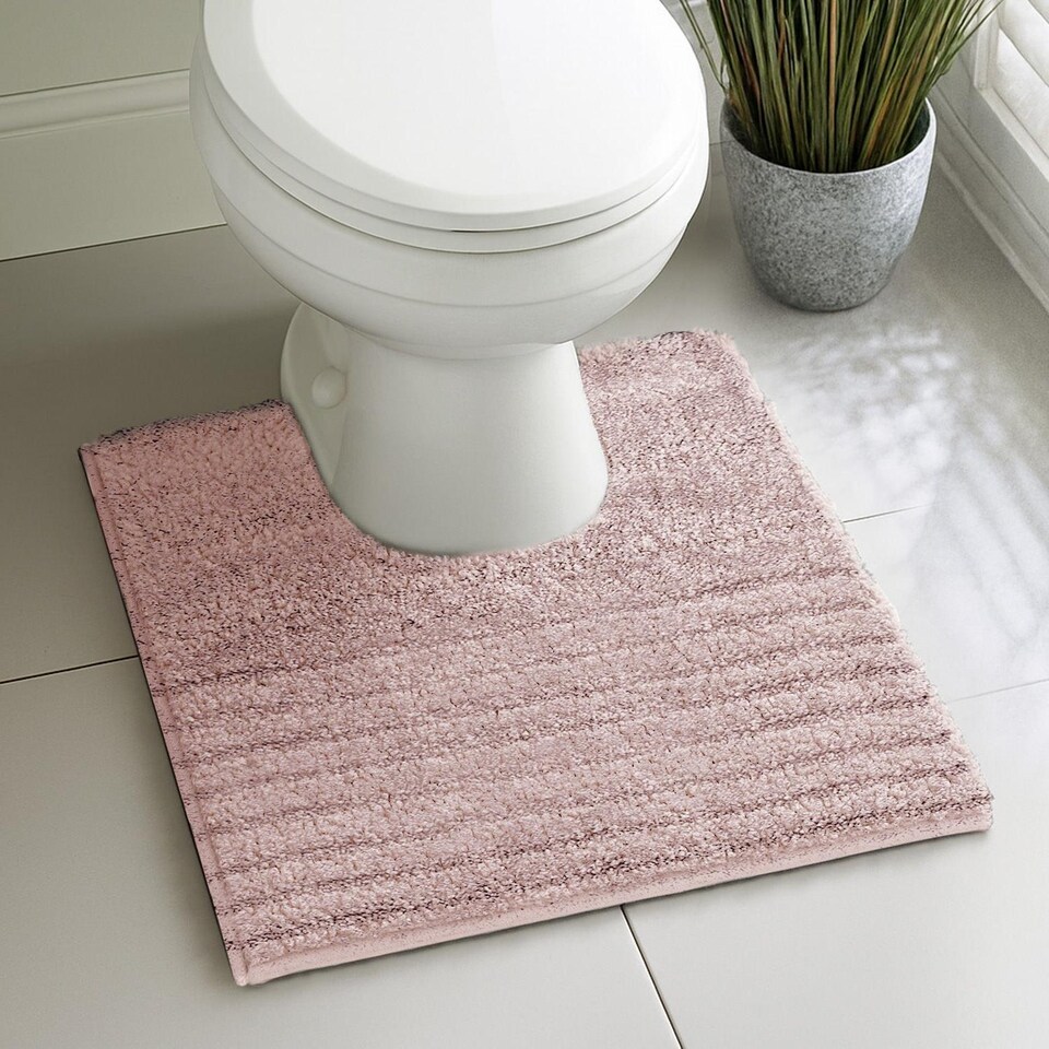 image 1 of Velosso Linear Bath/ Pedestal Mat Cashmere Feel