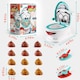 image 2 of Toilet Game with Launchers and Figures for Kids