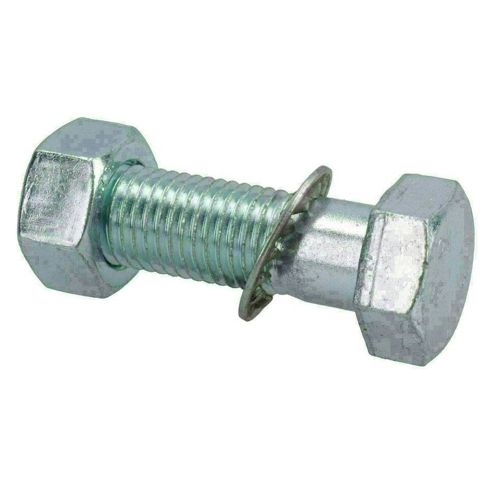 image 1 of M16 (16mm) x 55mm High Tensile Tow Bar Ball Fixing Bolts Washers + Nuts 100 Pack