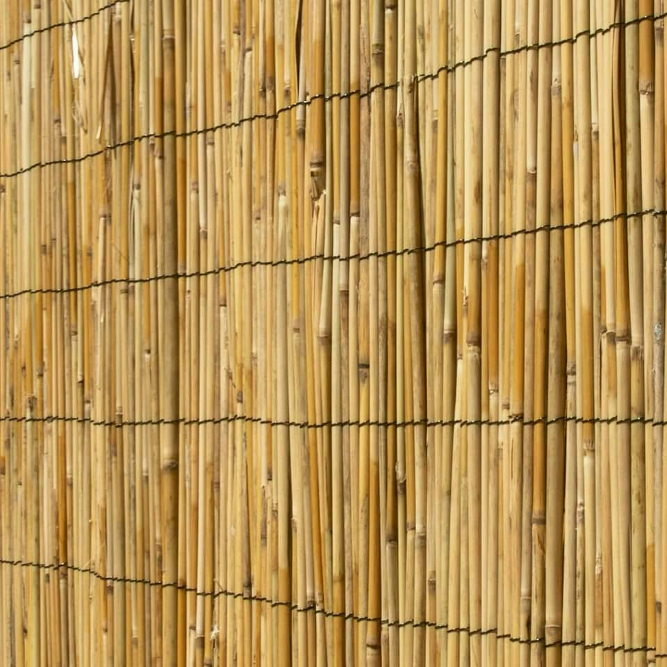 image 1 of Primrose Thick Reed Bamboo Style Natural Privacy Screening Roll Garden 4m x 1.2m