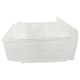 image 7 of Hoover Freezer Drawer Top Upper Middle Container Basket 390mm x 380mm x 180mm Clear