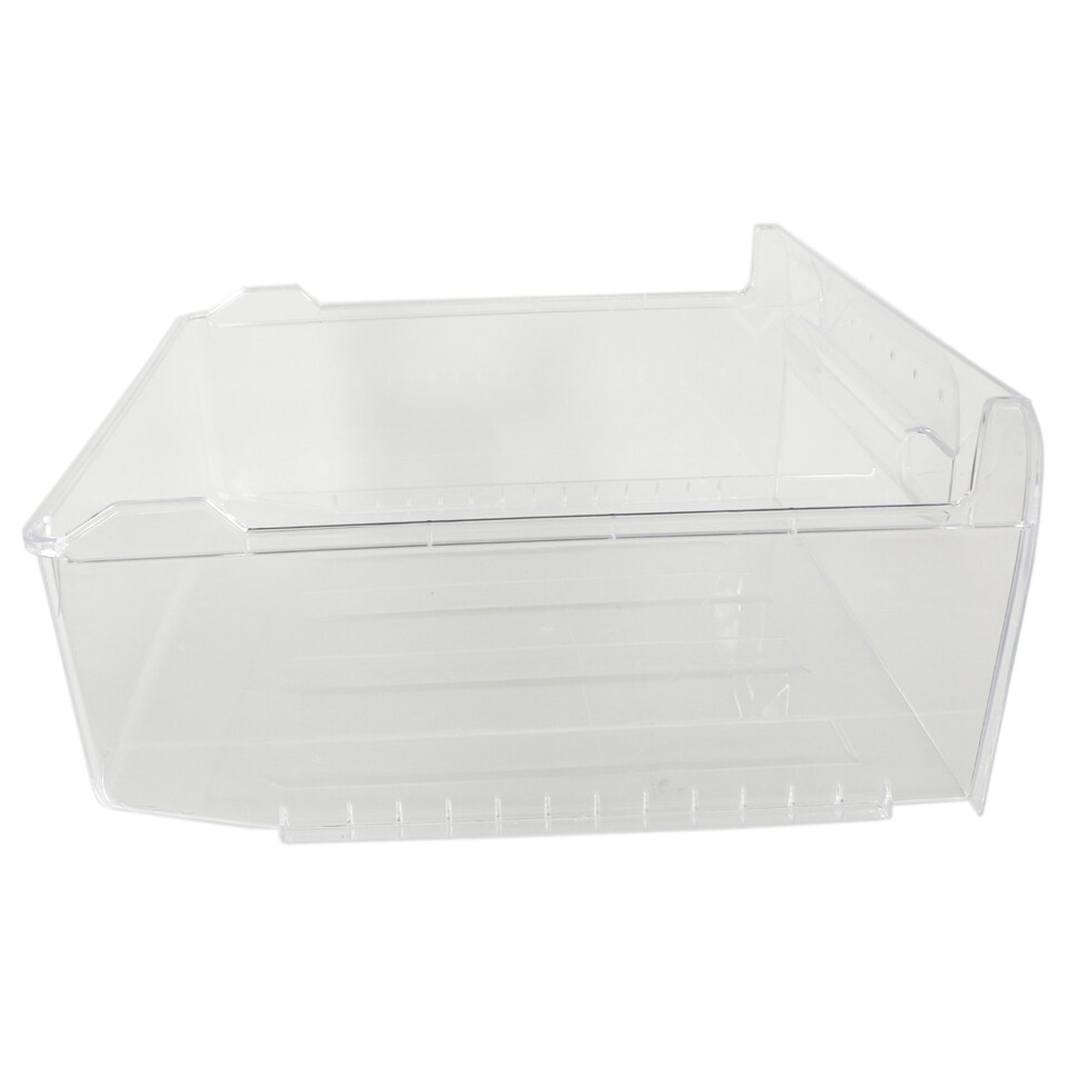 image 1 of Hoover Freezer Drawer Top Upper Middle Container Basket 390mm x 380mm x 180mm Clear
