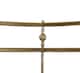 image 4 of 3ft Single Antique Brass Effect Metal Bed Headboard,Headend | Black | Black Nickel | 3ft Single