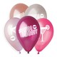 image 1 of Hen Night Pink Latex Balloons 33cm / 13 in - Pack of 6