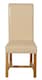 image 1 of Washington Leather Dining Chairs for Dining Room or Kitchen | White | Cream