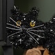 image 5 of 42cm Black Scaredy Cat with Arched Back Halloween Decoration