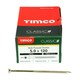 image 3 of Timco - Classic Multi-Purpose Screws - PZ - Double Countersunk - Yellow (Size 5.0 x 120 - 100 Pieces)