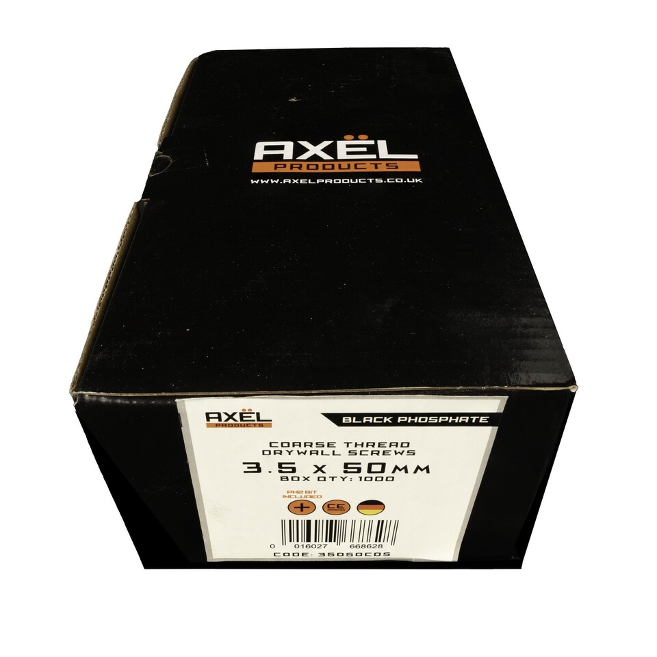 image 1 of Axel Drywall Screws (Dia) 3.5mm (L) 50mm - Box of 1000