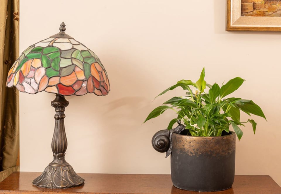 image 1 of Snail Plant Pot Hanger - L10.5 x W5 x H7 cm | Bronze