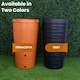 image 5 of Water Butt Kit with Tap, Diverter & Bio Cleaner –  Rainwater Collector for Garden, Balcony & Terrace – Durable Plastic Water Storage Tank Brown | 230L
