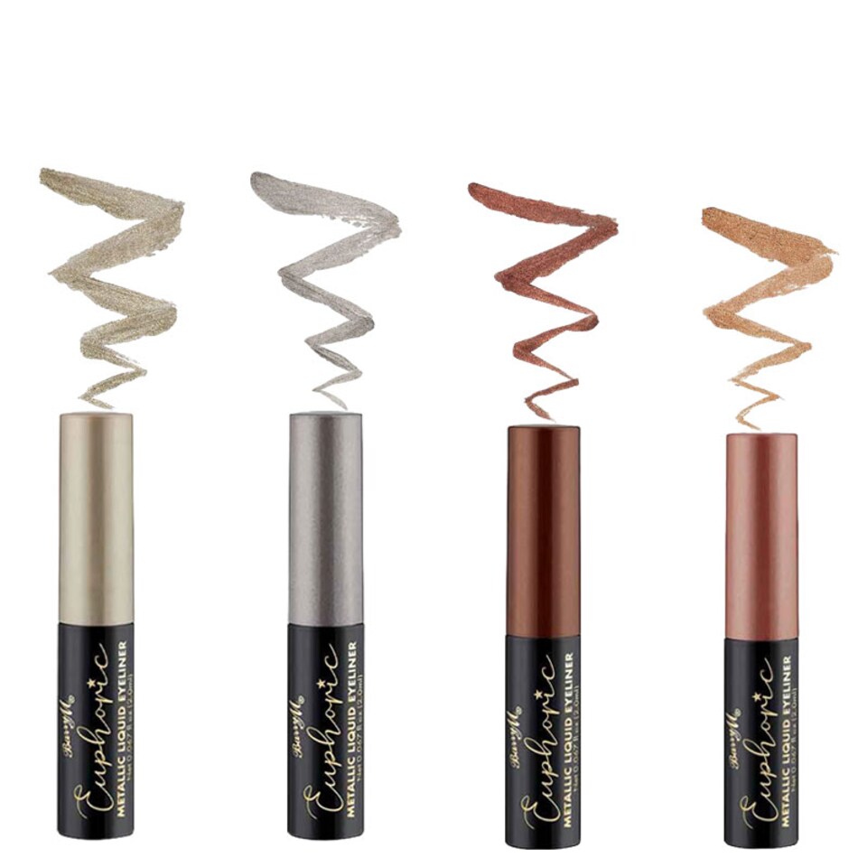 image 1 of Barry M  Euphoric Metallic Liquid Eyeliner Thrilled | Black