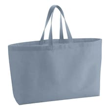 Westford Mill Canvas Oversized Tote Bag - Dusty Blue - One Size (UTRW8550)