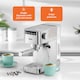 image 5 of GEEPAS 1450W Espresso & Cappuccino Coffee Machine & 450W Coffee Grinder Combo Set