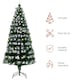 image 4 of HOMCOM 6ft White Light Artificial Christmas Tree w/ 230 LED Star Topper Tri-Base