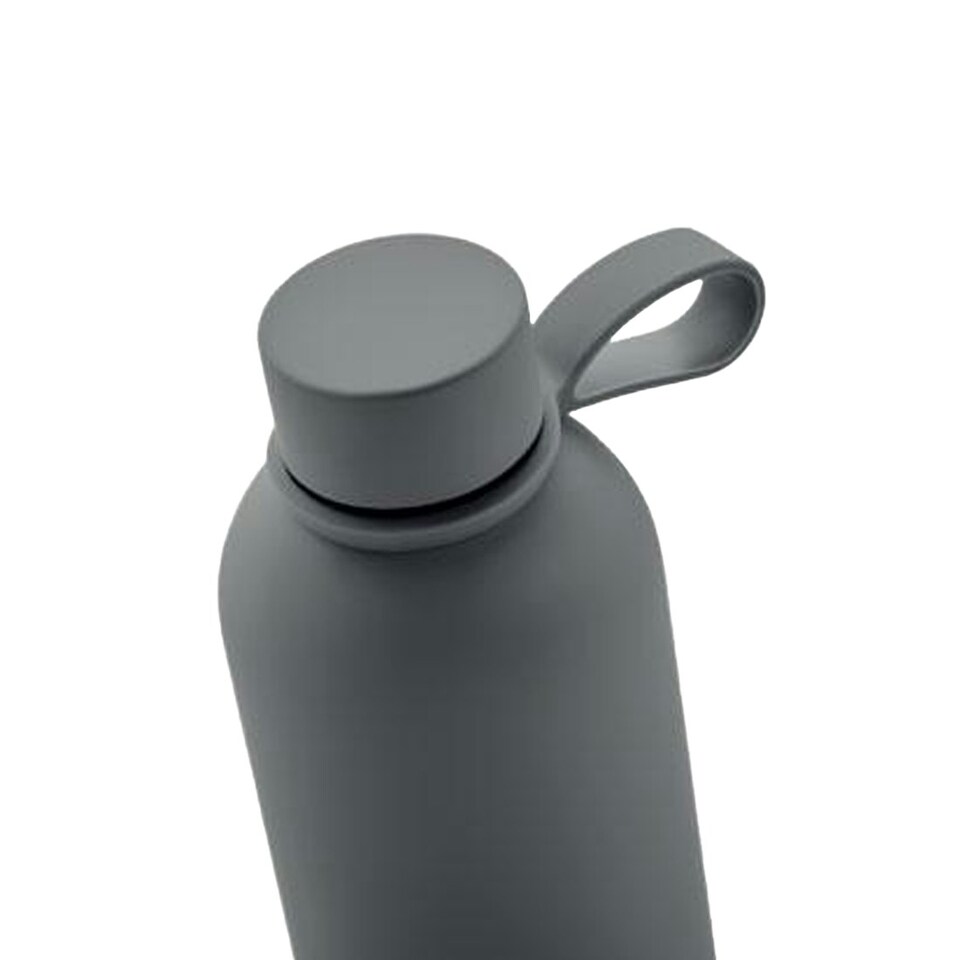 image 1 of MidOcean Emerald Double Wall 500ml Water Bottle - Stone Grey - One Size Black | One Size