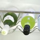 image 10 of SPARES2GO Wine Bottle Rack Shelf Insert compatible with Smeg Fridge (457 x 290 x 70mm) Silver