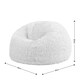 image 9 of Kingston Classic Faux Fur Bean Bag Chair Natural | Cream | Natural | 1