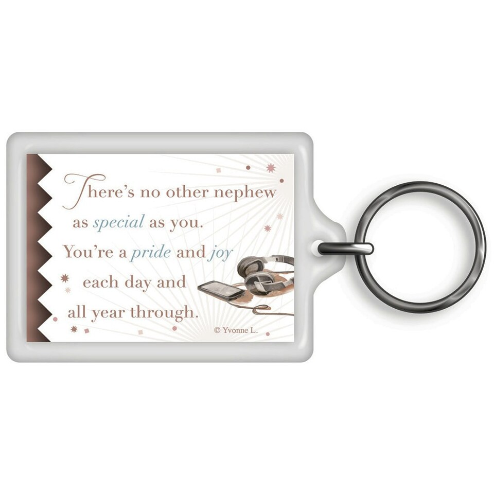 image 1 of World's Best Nephew Celebrity Style Keyring