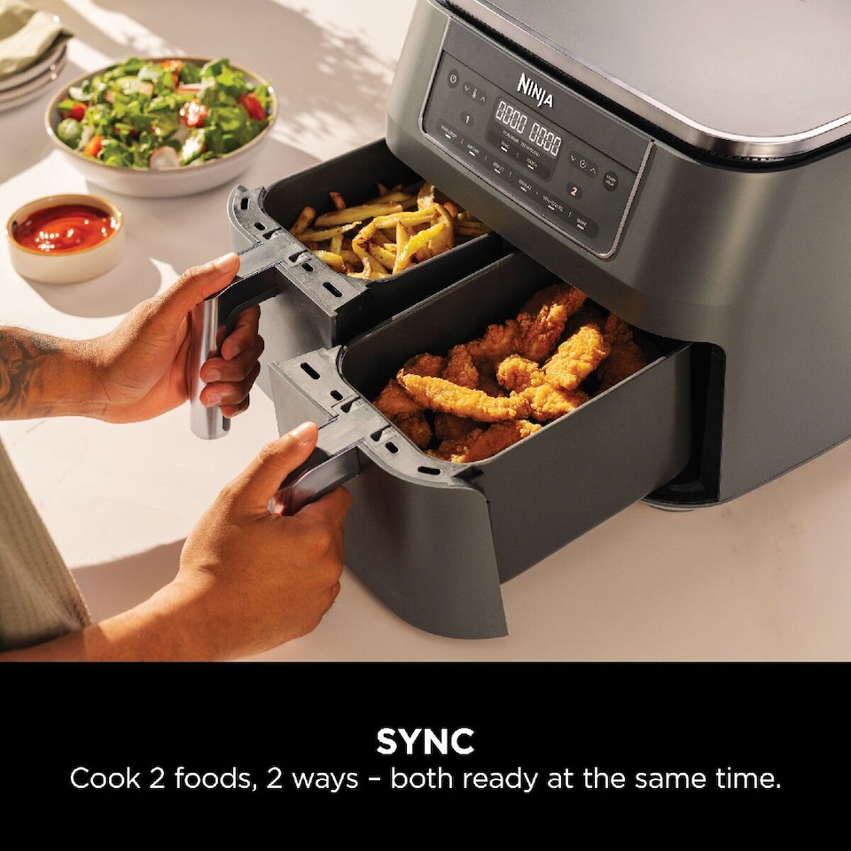image 1 of Ninja 6 in 1 Dual Zone Air Fryer 7.6L DZ300UK