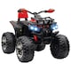 image 1 of HOMCOM 12V Quad Bike ATV with LED Lights, Music, for Kids, Red