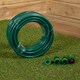 image 2 of 15m Reinforced Garden Hose Pipe / Hosepipe with Spray Nozzle Set in Green | Green | Green