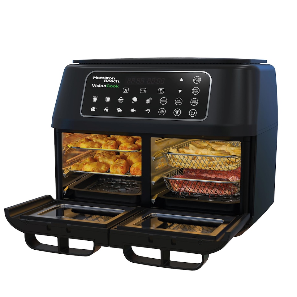 image 1 of Hamilton Beach VisionCook 11L Digital Dual Air Fryer Oven