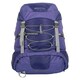 image 2 of Mountain Warehouse Peru Backpack Padded Ripstop Zipped Pockets Hiking Rucksack Purple