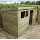 image 3 of 7 x 4 Garden Shed Pressure Treated T&G PENT Wooden Garden Shed - 2 Windows + Single Door (7' x 4' / 7ft x 4ft) (7x4)
