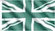 image 4 of Union Jack Flag Green 5x3ft With Eyelets | Multi