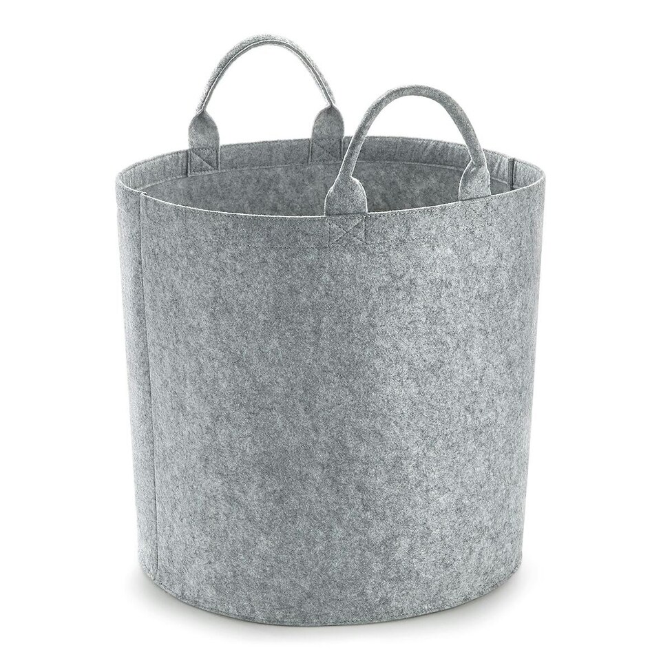 Bagbase Felt Trug - Grey Melange - M