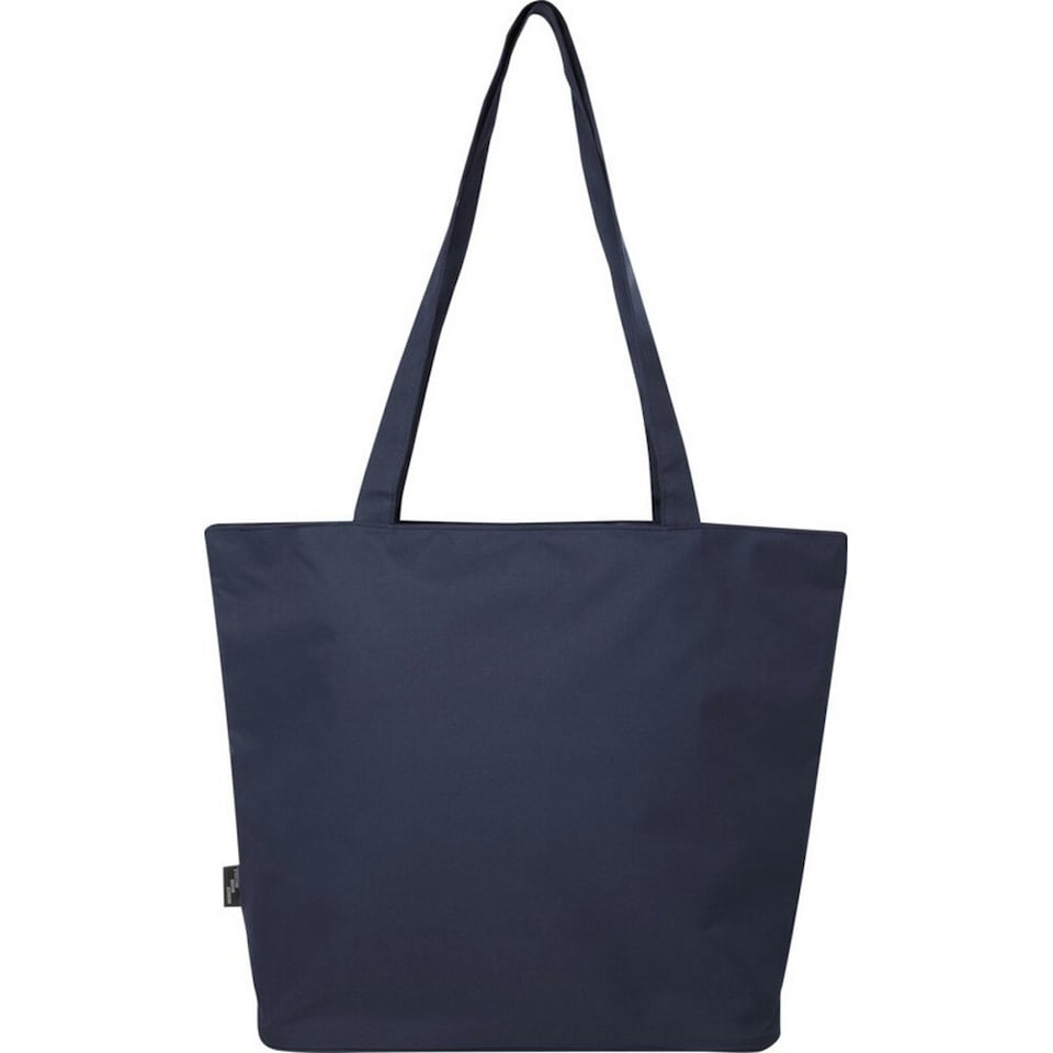image 1 of Panama Recycled Zipped 20L Tote Bag - Navy - One Size | Blue