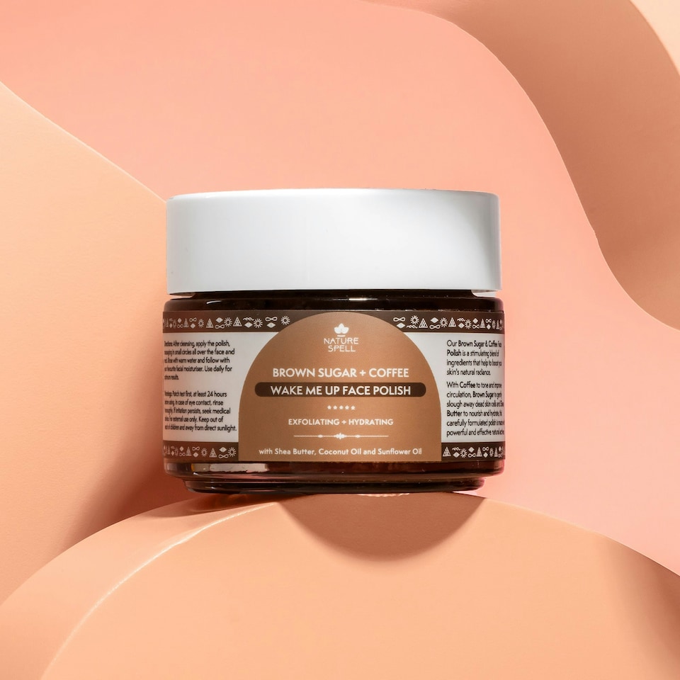 image 1 of Nature Spell Brown Sugar & Coffee Face Scrub