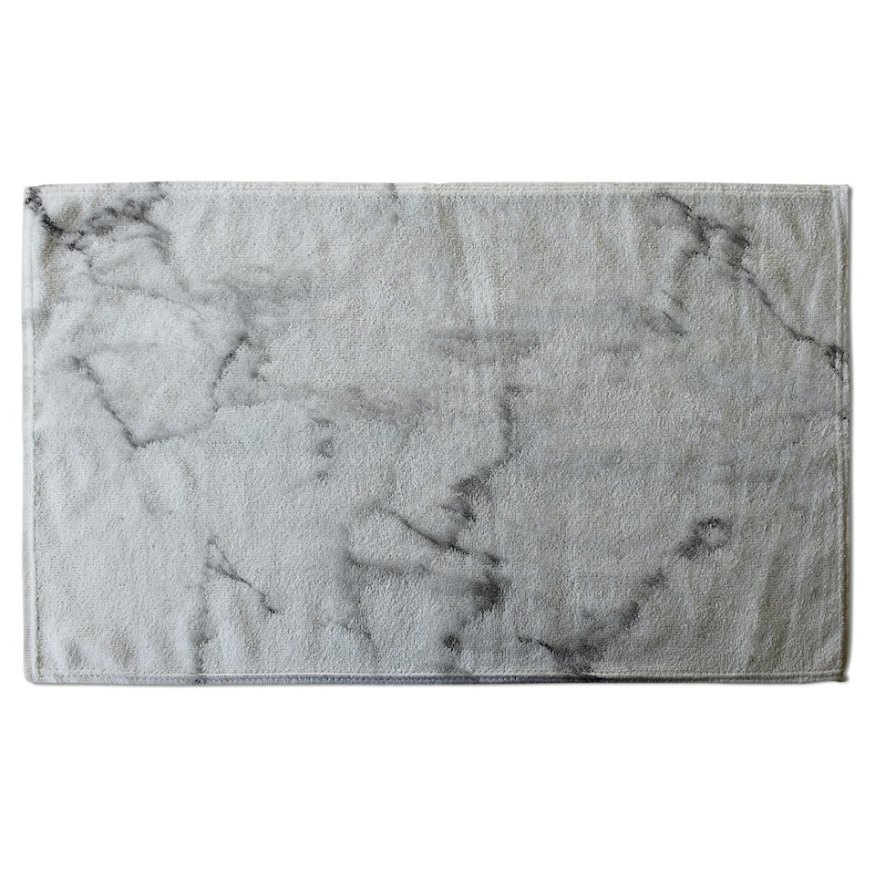 image 1 of White Marble Texture (Kitchen Towel)