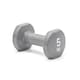 image 5 of Reebok 5kg Vinyl-Coated Cast Iron Dumbbell Pair, Grey, Anti-Roll | Multi | Grey | 9917