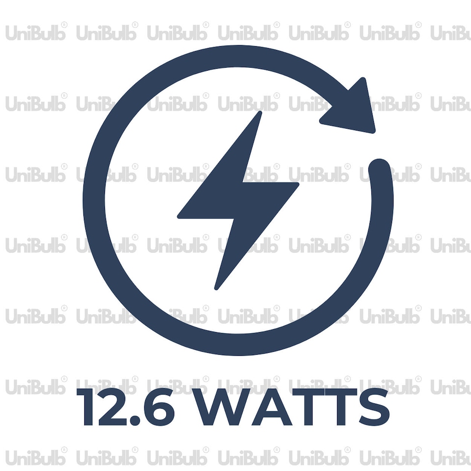 image 1 of UniBulb LED GLS B22 1521lm 12.6W 2700K (Warm White) Dimmable Light Bulb - Pack of 1 | White | Warm White | 1