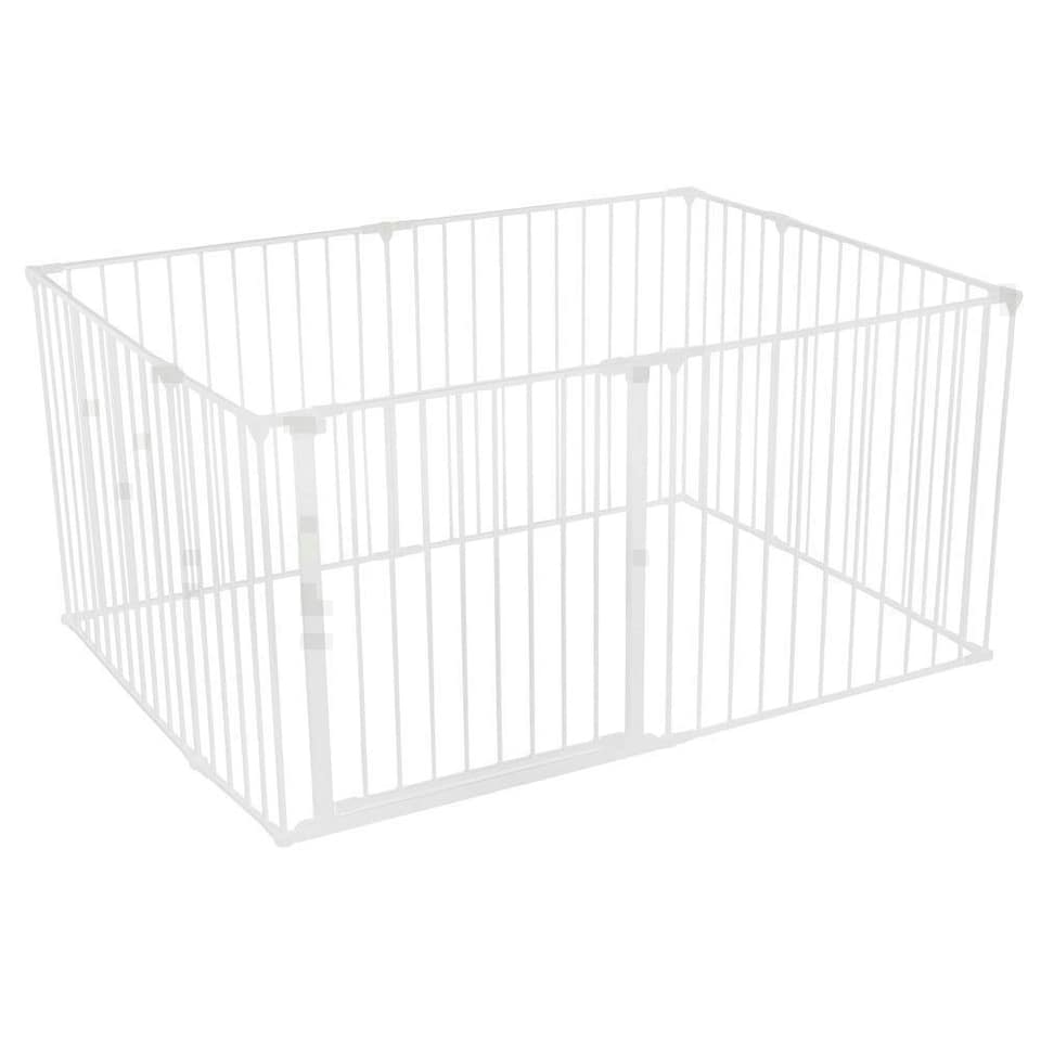 image 1 of Bettacare Pet Pen, 105cm x 144cm, White, 70cm High, Dog Pen for Pets and Puppies, Dog Playpen suitable for Indoor and Outdoor use White