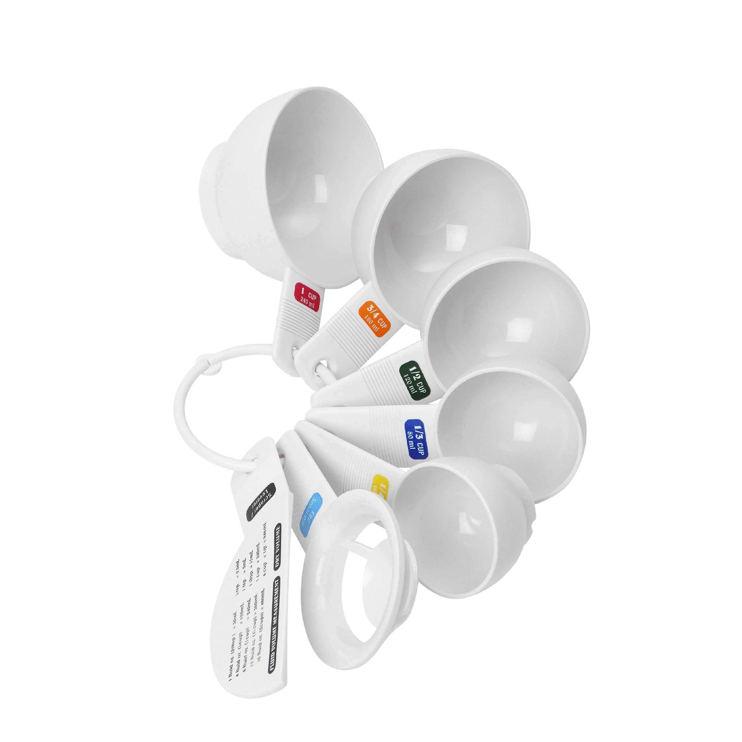 dexam Set of Measuring Cups with Egg Separator