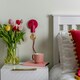 image 2 of ValueLights Jordy Pair of - Plug in Colour Pop Raspberry Easy Fit Wall Lights