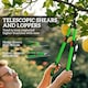 image 4 of Outsunny 2 Pcs Garden Shears Set with Telescopic Extendable Handles