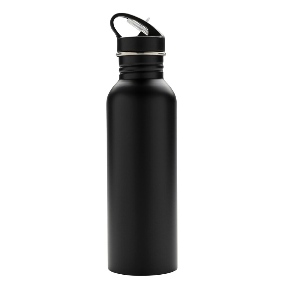 image 1 of XD Collection Deluxe Stainless Steel Active 710ml Bottle - Black - One Size Black | One Size