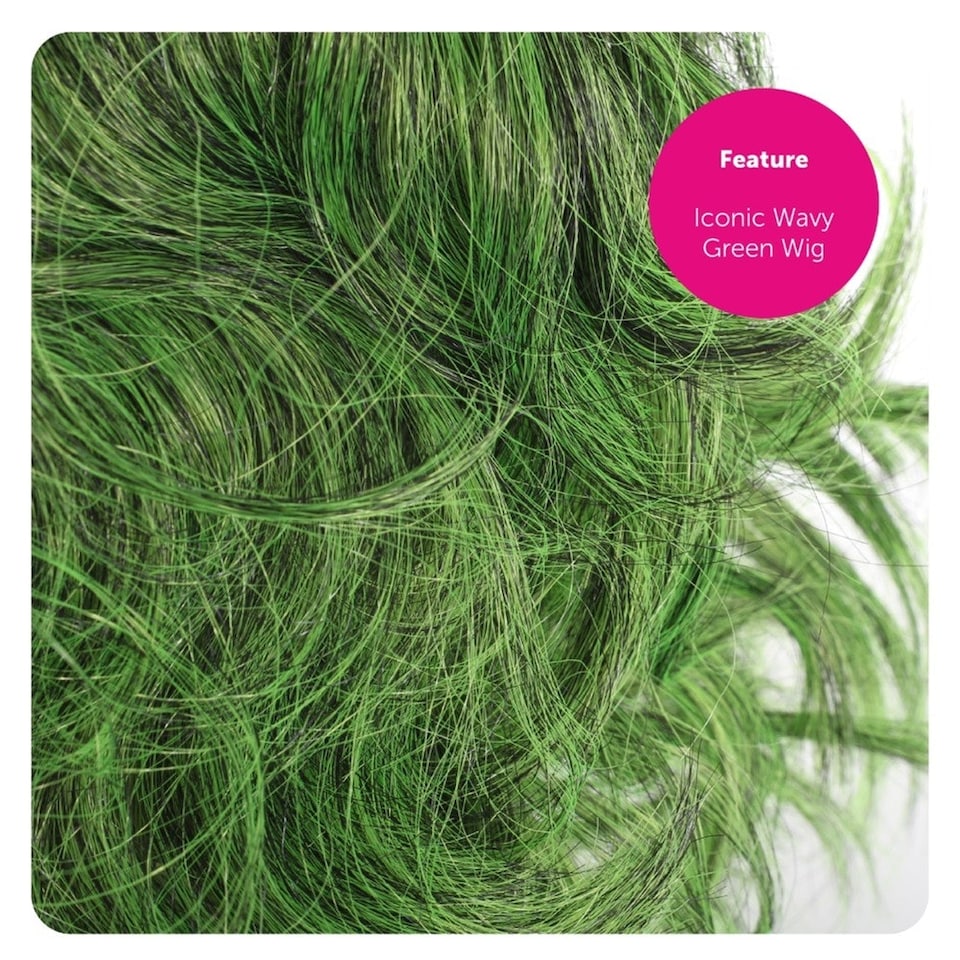 image 1 of Factory Worker Costume - Wig & Eyebrows Brown | L