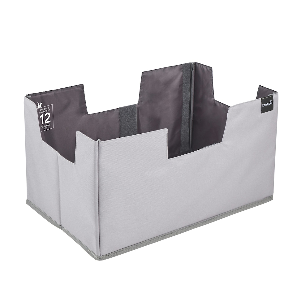 image 1 of Keeeper Foldable Shopping Organiser Bag 39 Litre - Grey