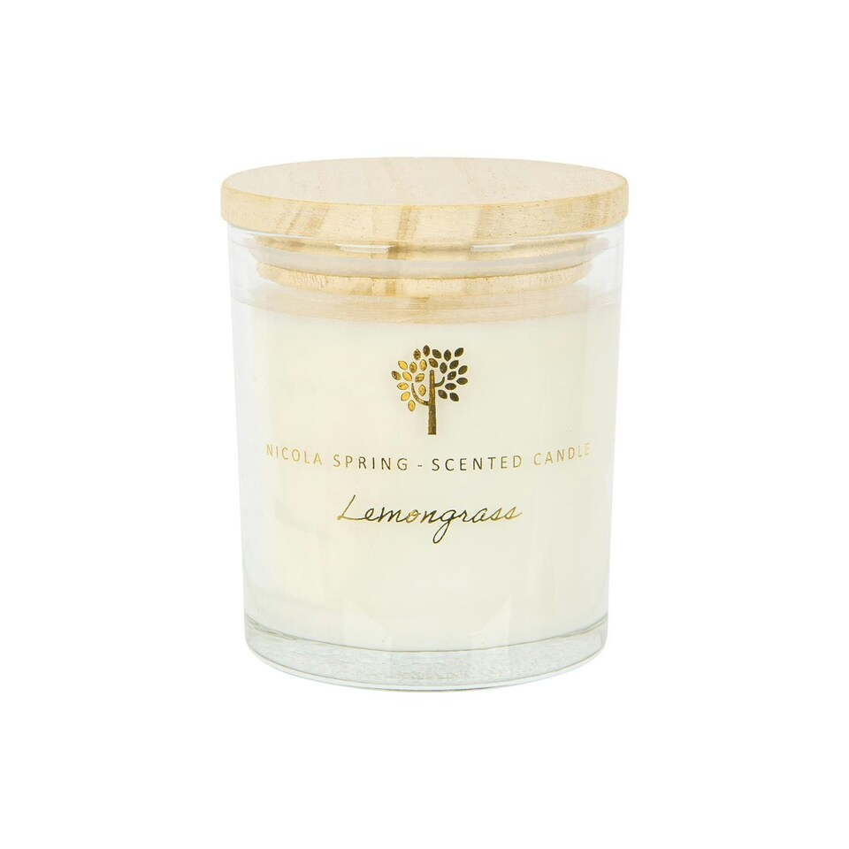 image 1 of Nicola Spring Soy Wax Scented Candle - 130g - Lemongrass