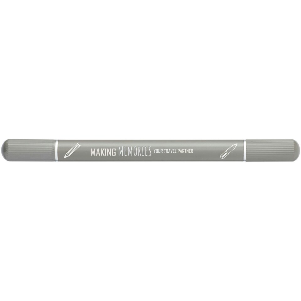image 1 of Skribo Notepad And Pen Set - Grey - One Size