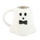 image 1 of Something Different Mr Boo Ghost Shaped Mug - Black/White - One Size
