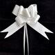 image 1 of 10 Silver Pull Bows 30mm