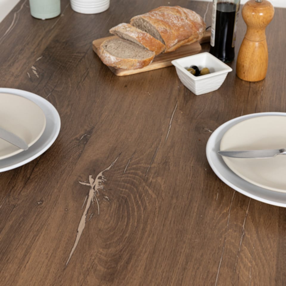 image 1 of Sticky Back Plastic Flagstaff Oak Wood Effect Kitchen Self-adhesive Vinyl Wrap for Cupboards, Doors and Worktops 90cm x 5m - d-c-fix